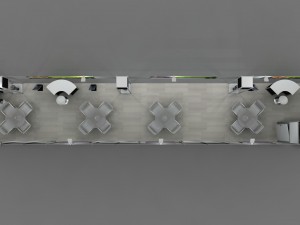 dream hill hotel exhibition stand design 3D-Modell