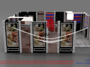 Дизайн выставочного стенда Epengle 3D Модель