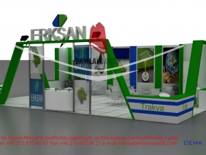 erksan exhibition stand design 3D Модель