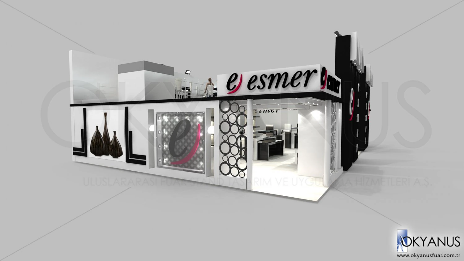 esmer exhibition design 3D Model .c4d .max .obj .3ds .fbx .stl .blend 