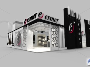 esmer exhibition design 3D 모델