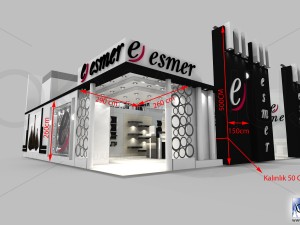 esmer exhibition design 3D 모델