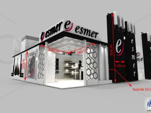 esmer exhibition design 3D Model