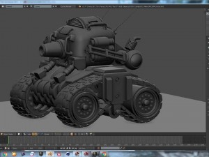 tank war Model 3D