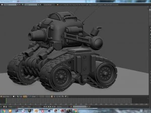 tank war 3D Model