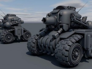 tank war Model 3D