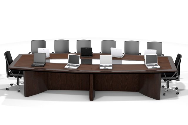 meeting table king 3D Model .c4d .max .obj .3ds .fbx .stl .blend 