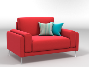 italsofa link 15 seat 3D 模型