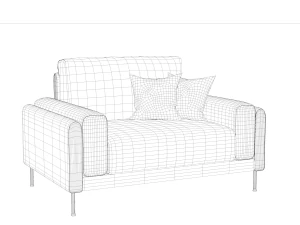 italsofa link 15 seat 3D Model