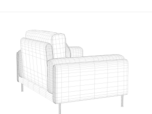 italsofa link 15 seat 3D 모델