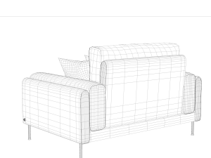 italsofa link 15 seat 3D 모델