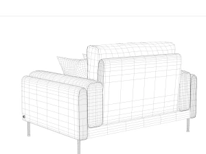 italsofa link 15 seat 3D Model
