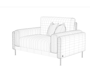 italsofa link 15 seat 3D 모델