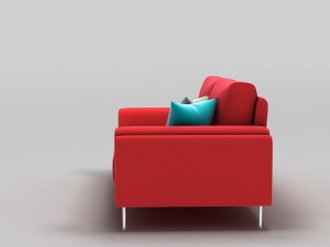 link sofa 3 seat Modelo 3D