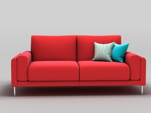 link sofa 3 seat Modelo 3D