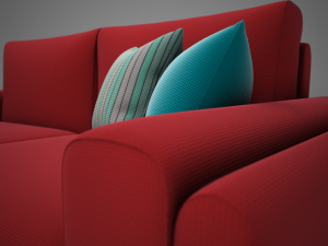 link sofa 3 seat Modelo 3D