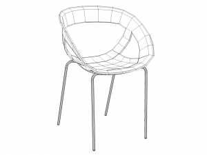 chair moema69 Modelo 3D