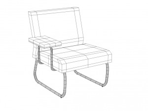 slastic sofa 3D Model