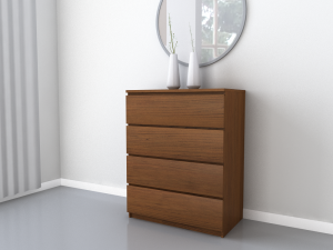 ikea malm chest 3D Model