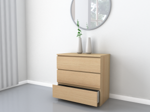ikea malm chest 3D Model