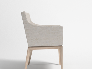 bess armchair fabric 3D मॉडल