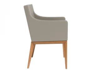 bess armchair leather 3D Model