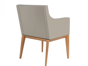 bess armchair leather 3D Model