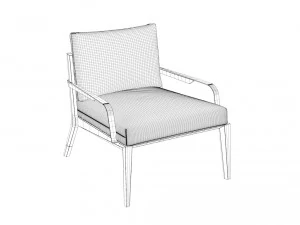 armchair viaggio natuzzi 3D Model