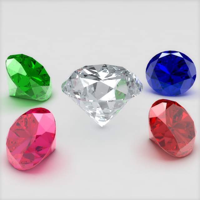 diamond Modelo 3D .c4d .max .obj .3ds .fbx .stl .blend 