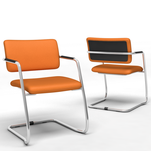 meeting chair Model 3D .c4d .max .obj .3ds .fbx .stl .blend 