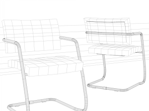 meeting chair Model 3D