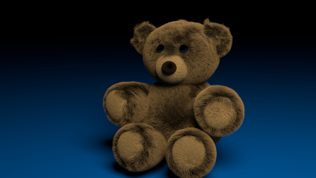 teddy bear 3Dモデル .c4d .max .obj .3ds .fbx .stl .blend 