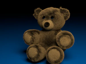 टेडी बियर 3D मॉडल