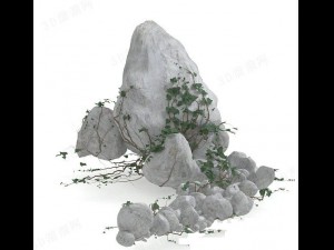 different kinds of stone 3D Model