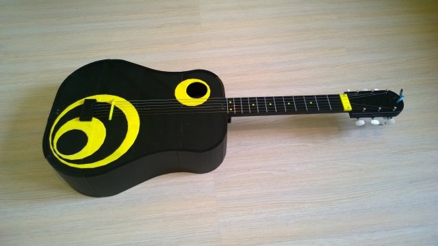 guitar by martin 3D Model .c4d .max .obj .3ds .fbx .stl .blend 