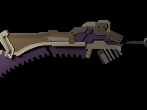 भगवान चाप तलवार भगवान भक्षक 3D मॉडल