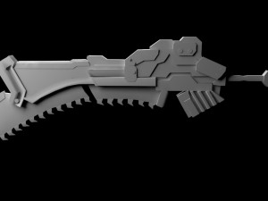 god arc sword god eater 3D-Modell