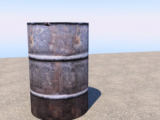 rouille du baril Modèle 3D .c4d .max .obj .3ds .fbx .stl .blend 