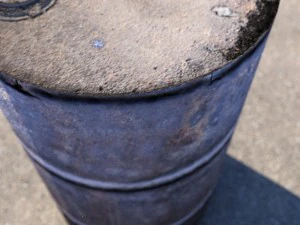 rouille du baril Modèle 3D