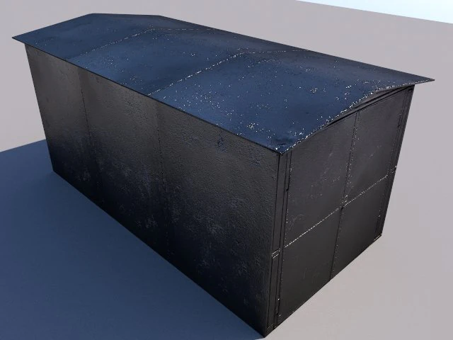 garage Modèle 3D .c4d .max .obj .3ds .fbx .stl .blend 