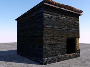 dog house Modèle 3D