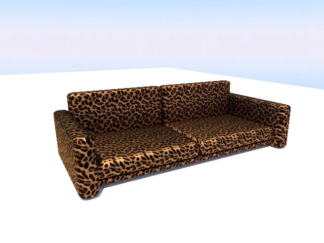 canap&eacute; Modèle 3D .c4d .max .obj .3ds .fbx .stl .blend 