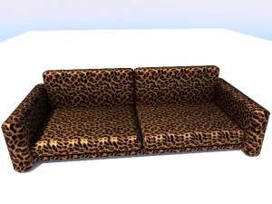 canap&eacute; Modèle 3D