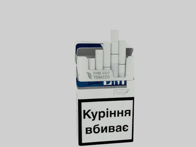 cigarettes lm blue 3Dモデル .c4d .max .obj .3ds .fbx .stl .blend 