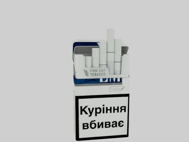 cigarettes lm blue 3D Model .c4d .max .obj .3ds .fbx .stl .blend