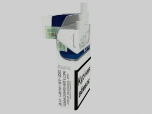 cigarettes lm blue 3Dモデル