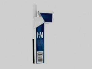 cigarettes lm blue 3Dモデル