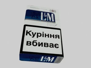 cigarettes lm blue 3D Model
