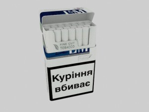 cigarettes lm blue 3Dモデル