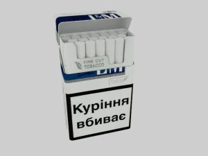 cigarettes lm blue 3D Model